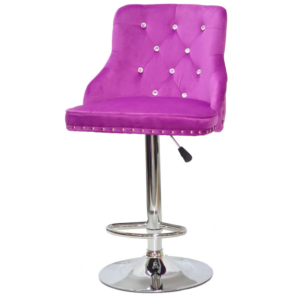 Барный стул Onder Mebli OLIMP+SV BAR CH-BASE Сирень B-1022 Бархат-1