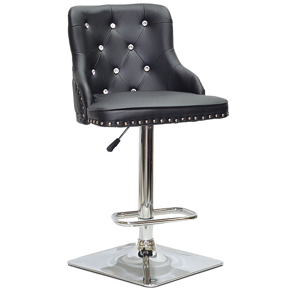 Барный стул Onder Mebli OLIMP+SV BAR 4-CH-BASE Черный Экокожа-0