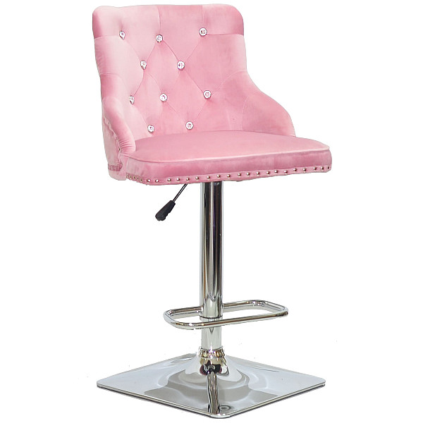 Барный стул Onder Mebli OLIMP+SV BAR 4-CH-BASE Фрез B-1025 Бархат-0