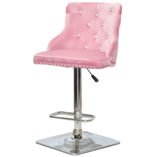 Барный стул Onder Mebli OLIMP+SV BAR 4-CH-BASE Фрез B-1025 Бархат-1