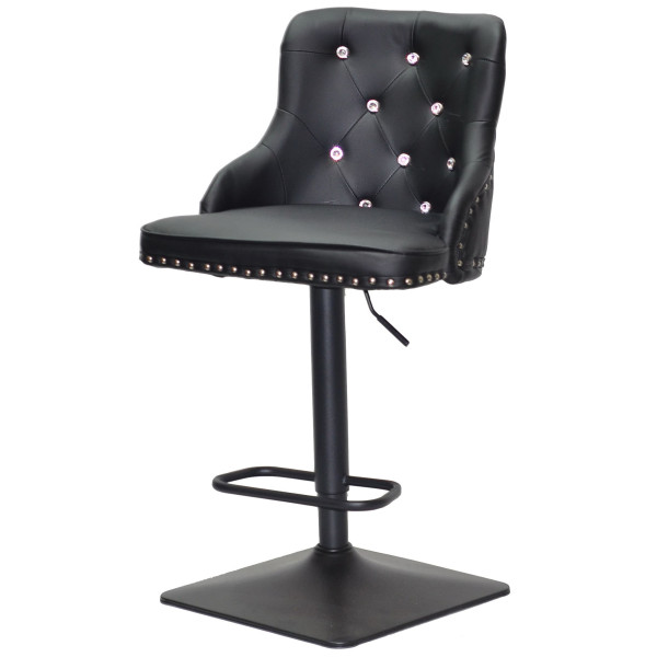 Барный стул Onder Mebli OLIMP+SV BAR 4-BK-BASE Черный Экокожа-1