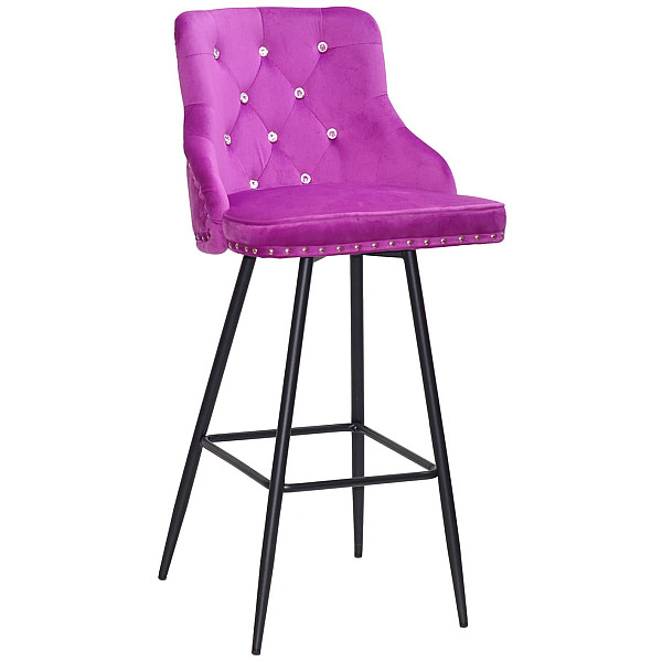 Барный стул Onder Mebli Olimp+SV BAR 75-ML Сирень B-1022 Бархат-0