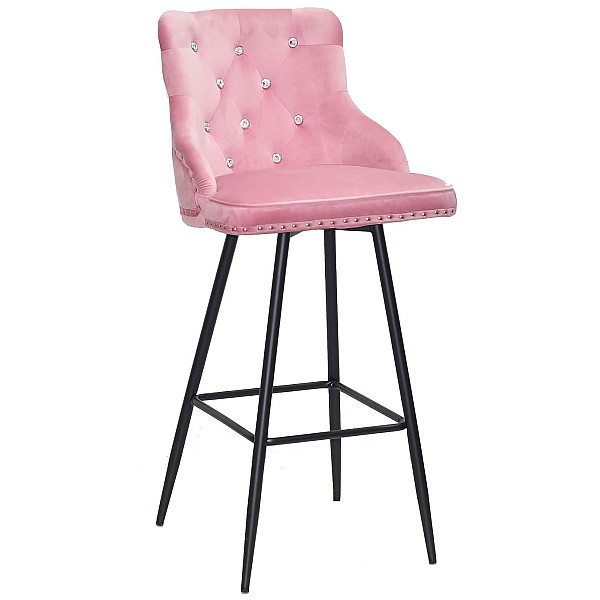 Барный стул Onder Mebli Olimp+SV BAR 75-ML Фрез B-1025 Бархат-0