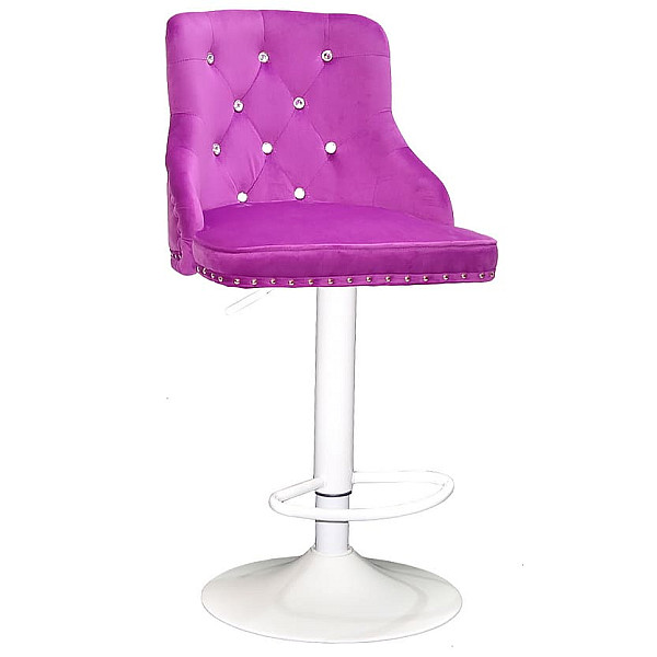 Барный стул Onder Mebli OLIMP+SV 385 BAR WT-BASE Сирень B-1022 Бархат-0