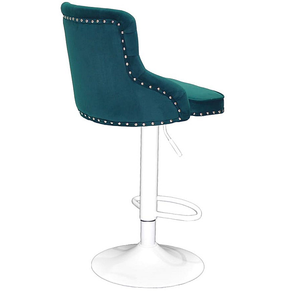 Барный стул Onder Mebli OLIMP+SV 385 BAR WT-BASE Зеленый B-1003 Бархат-1
