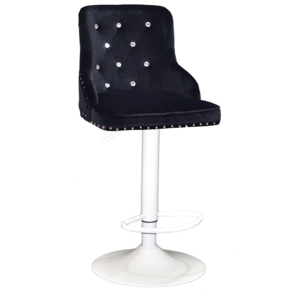 Барный стул Onder Mebli OLIMP+SV 385 BAR WT-BASE Черный B-1011 Бархат-0