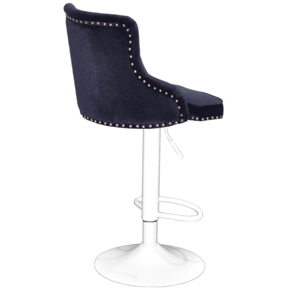 Барный стул Onder Mebli OLIMP+SV 385 BAR WT-BASE Черный B-1011 Бархат-1