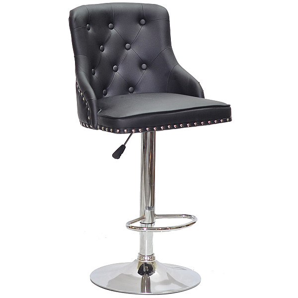 Барный стул Onder Mebli OLIMP BAR CH-BASE Черный Экокожа-0