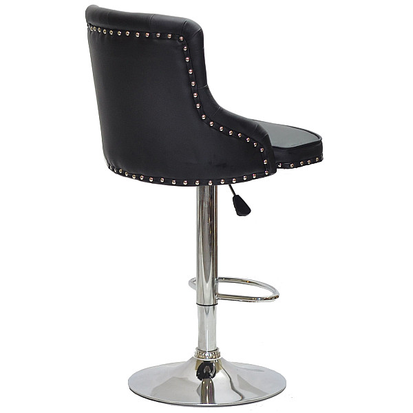 Барный стул Onder Mebli OLIMP BAR CH-BASE Черный Экокожа-1