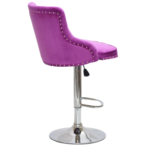 Барный стул Onder Mebli OLIMP BAR CH-BASE Сирень B-1022 Бархат-1