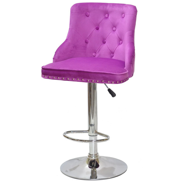 Барный стул Onder Mebli OLIMP BAR CH-BASE Сирень B-1022 Бархат-2