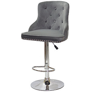Барный стул Onder Mebli OLIMP BAR CH-BASE Серый B-1004 Бархат