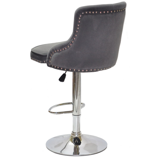 Барный стул Onder Mebli OLIMP BAR CH-BASE Серый B-1004 Бархат-2
