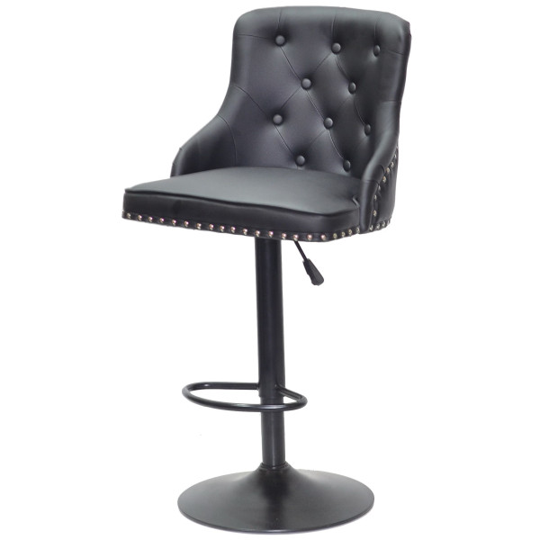 Барный стул Onder Mebli OLIMP BAR BK-BASE Черный Экокожа-2