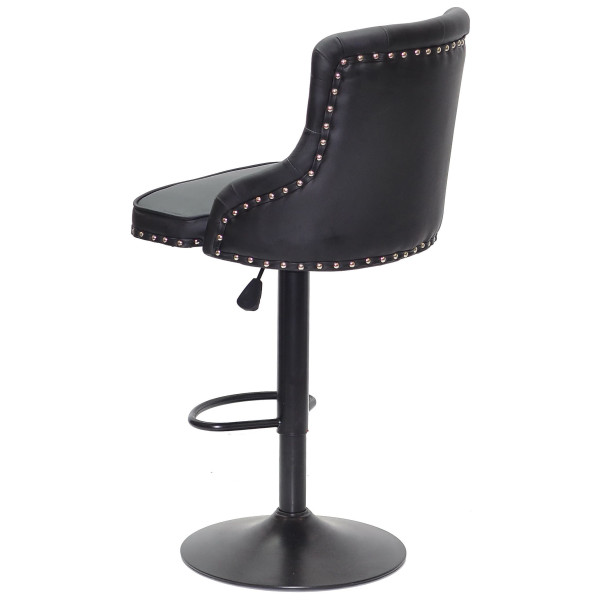 Барный стул Onder Mebli OLIMP BAR BK-BASE Черный Экокожа-3