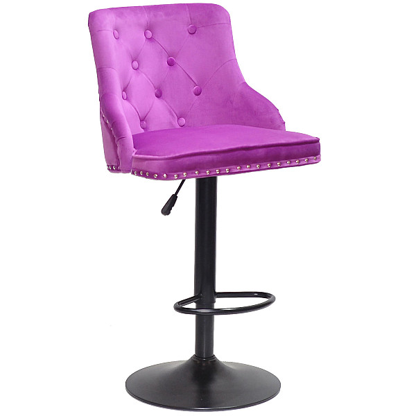 Барный стул Onder Mebli OLIMP BAR BK-BASE Сирень B-1022 Бархат-0