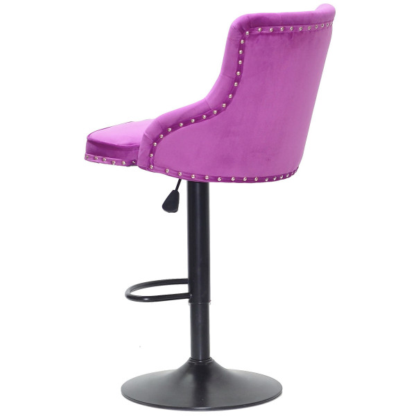 Барный стул Onder Mebli OLIMP BAR BK-BASE Сирень B-1022 Бархат-3