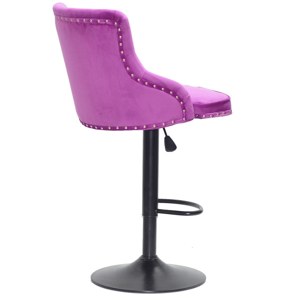Барный стул Onder Mebli OLIMP BAR BK-BASE Сирень B-1022 Бархат-1