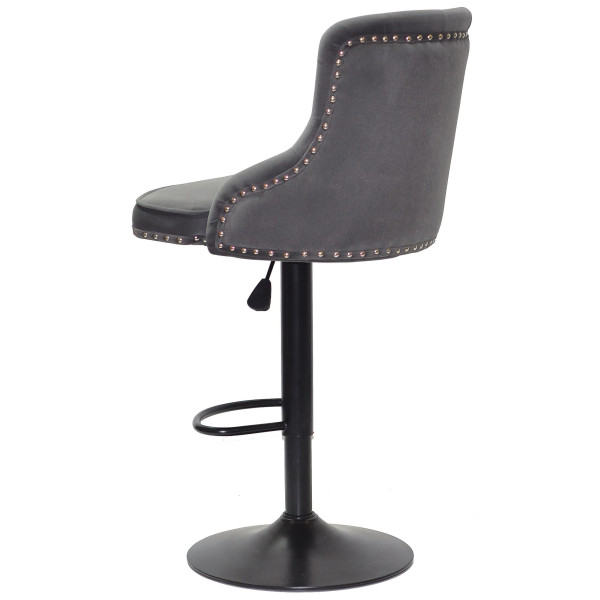 Барный стул Onder Mebli OLIMP BAR BK-BASE Серый B-1004 Бархат-3