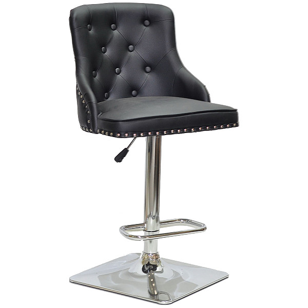 Барный стул Onder Mebli OLIMP BAR 4-CH-BASE Черный Экокожа-0