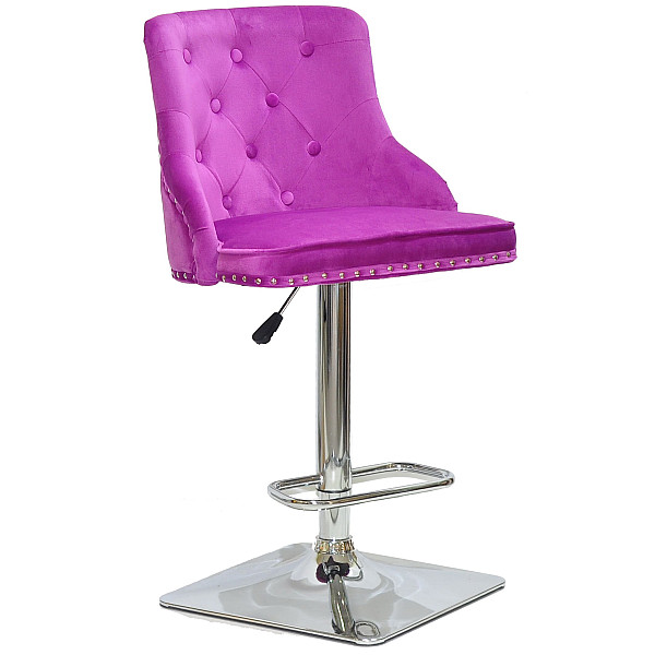 Барный стул Onder Mebli OLIMP BAR 4-CH-BASE Сирень B-1022 Бархат-0