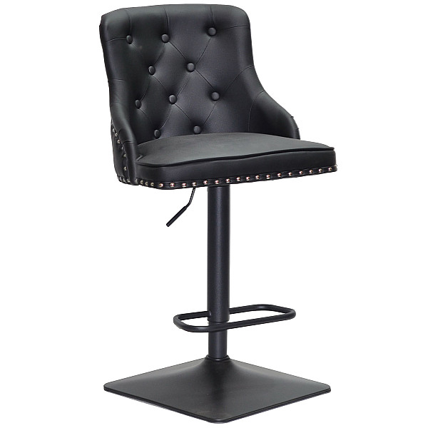 Барный стул Onder Mebli OLIMP BAR 4-BK-BASE Черный Экокожа-0