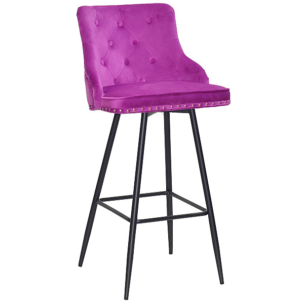 Барный стул Onder Mebli Olimp BAR 75-ML Сирень B-1022 Бархат-0