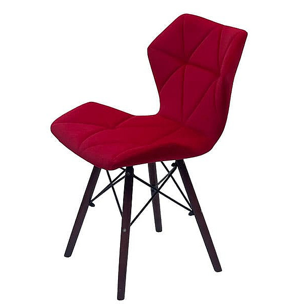 Стілець Onder Mebli Greg BK Червоний B-1016 Оксамит-2