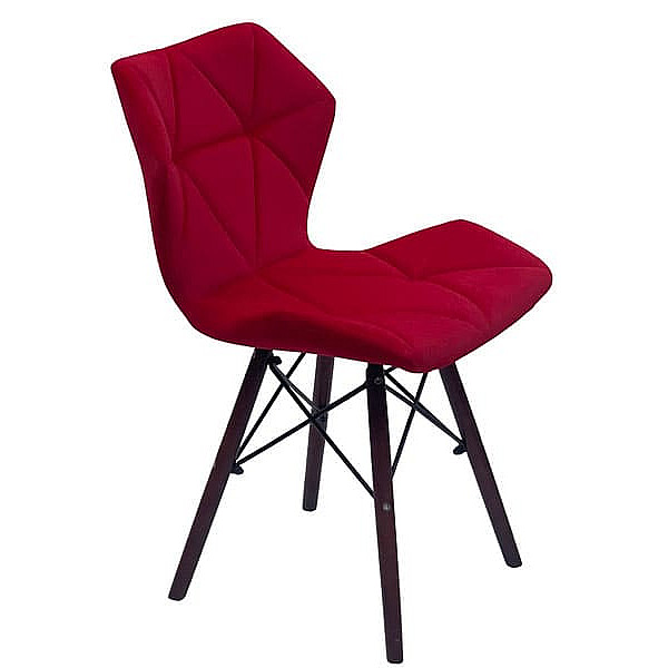 Стілець Onder Mebli Greg BK Червоний B-1016 Оксамит-3