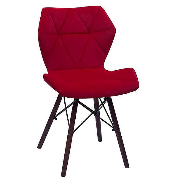 Стілець Onder Mebli Greg BK Червоний B-1016 Оксамит-0