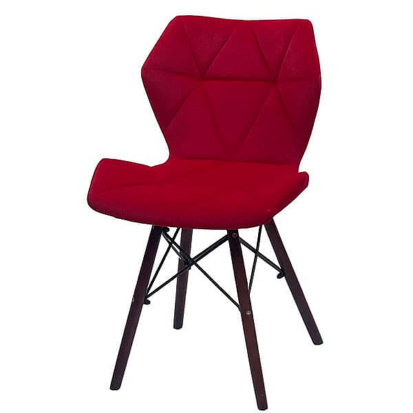 Стілець Onder Mebli Greg BK Червоний B-1016 Оксамит-1