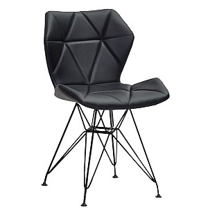 Стул Onder Mebli Greg BK-ML Черный Экокожа