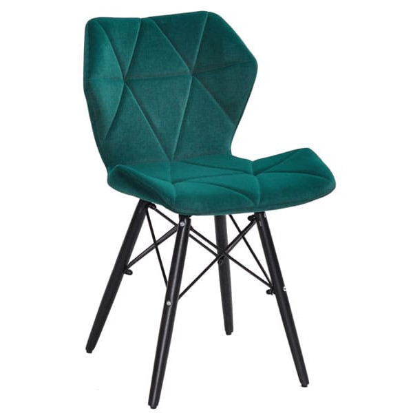 Стул Onder Mebli Greg BK Зеленый B-1003 Бархат-0