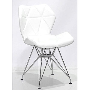 Стілець Onder Mebli Greg CH-ML Білий Екошкіра