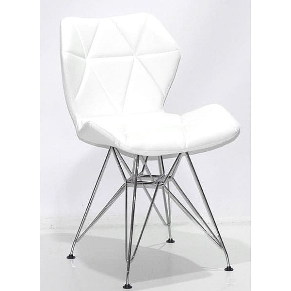 Стілець Onder Mebli Greg CH-ML Білий Екошкіра-0