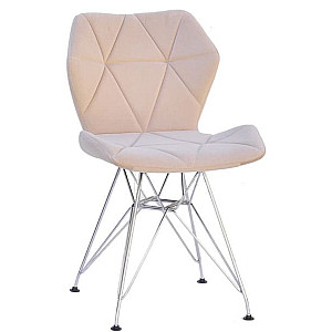 Стілець Onder Mebli Greg CH-ML Бежевий B-1005 Оксамит