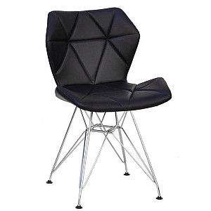 Стул Onder Mebli Greg CH-ML Черный Экокожа