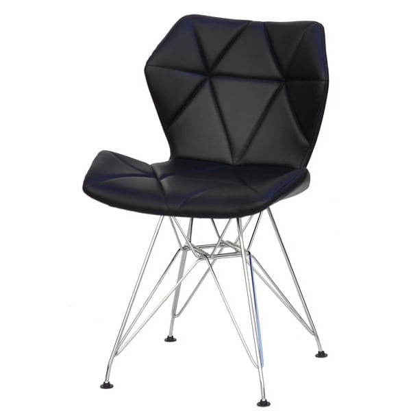 Стул Onder Mebli Greg CH-ML Черный Экокожа-1