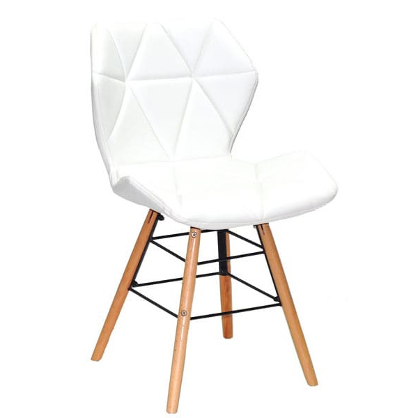 Стул Onder Mebli Greg Q Белый Экокожа-0