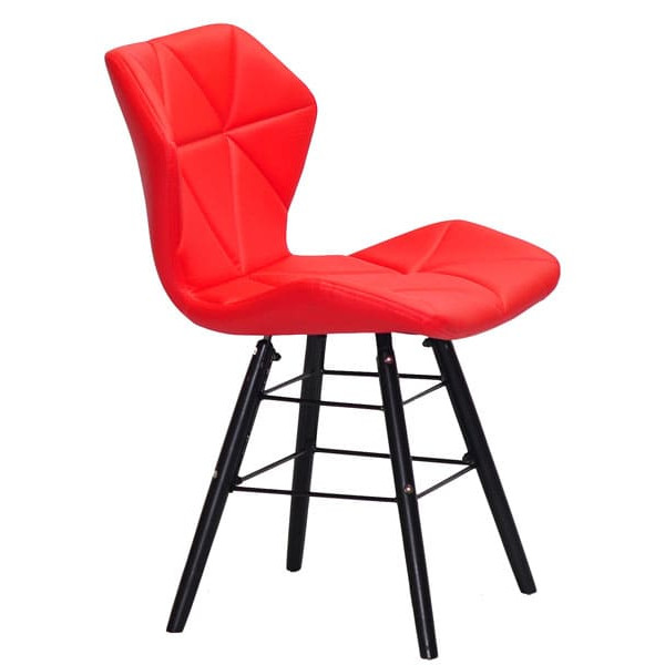 Стул Onder Mebli Greg Q-BK Красный 1007 Экокожа-2
