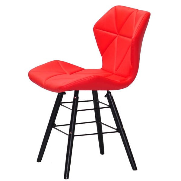Стул Onder Mebli Greg Q-BK Красный 1007 Экокожа-3