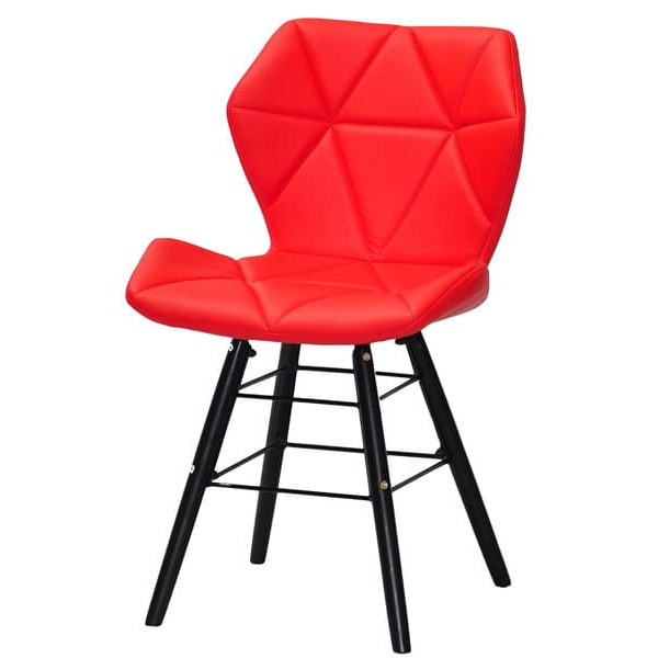 Стул Onder Mebli Greg Q-BK Красный 1007 Экокожа-1