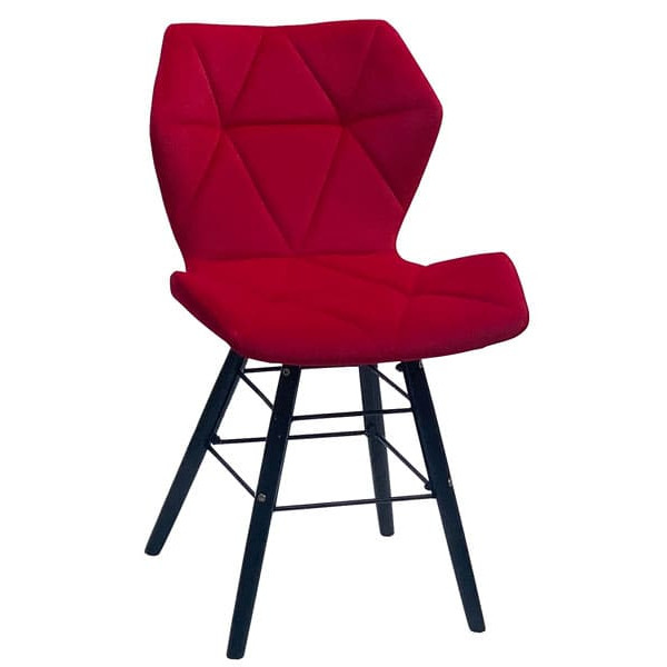 Стілець Onder Mebli Greg Q-BK Червоний B-1016 Оксамит-0
