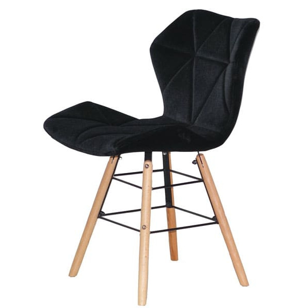 Стул Onder Mebli Greg Q Черный B-1011 Бархат-3