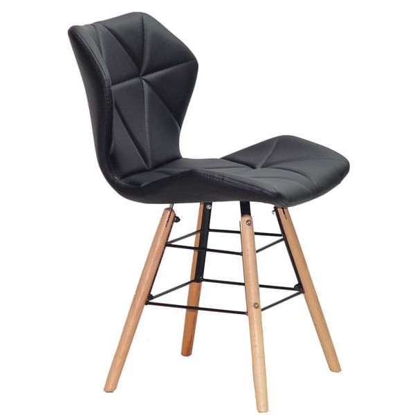 Стул Onder Mebli Greg Q Черный Экокожа-2