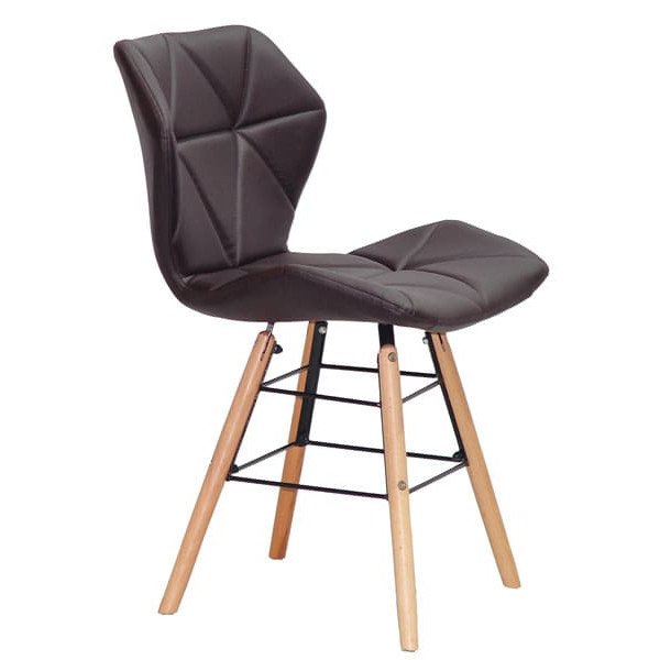 Стул Onder Mebli Greg Q Коричневый 1015 Экокожа-3