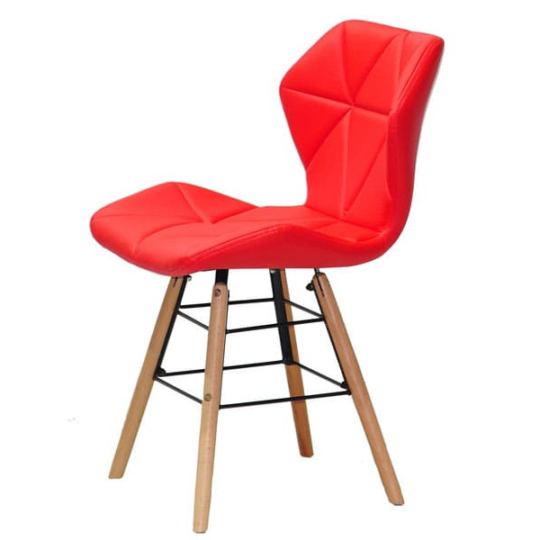 Стул Onder Mebli Greg Q Красный 1007 Экокожа-3