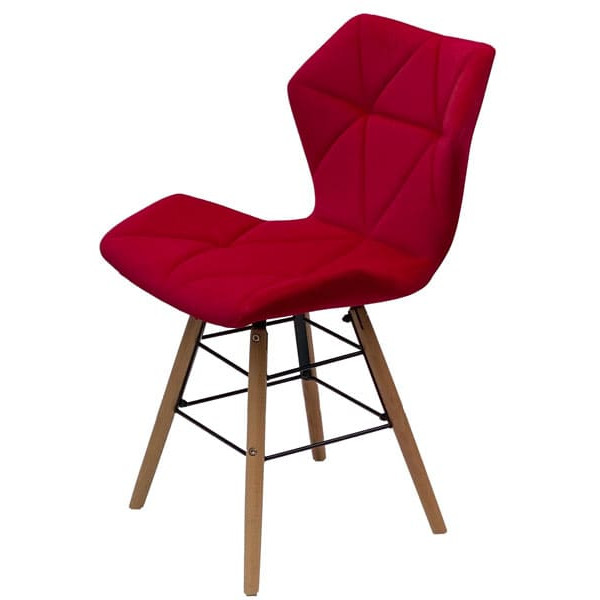 Стул Onder Mebli Greg Q Красный B-1016 Бархат-2