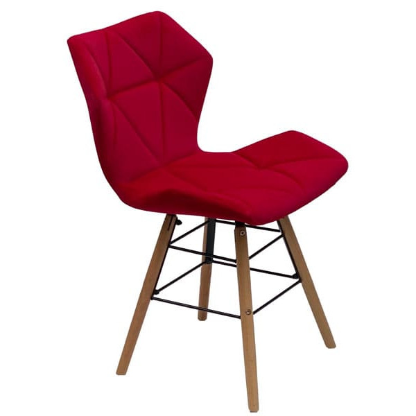 Стул Onder Mebli Greg Q Красный B-1016 Бархат-3