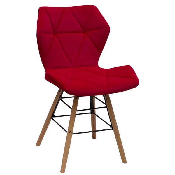 Стул Onder Mebli Greg Q Красный B-1016 Бархат-0